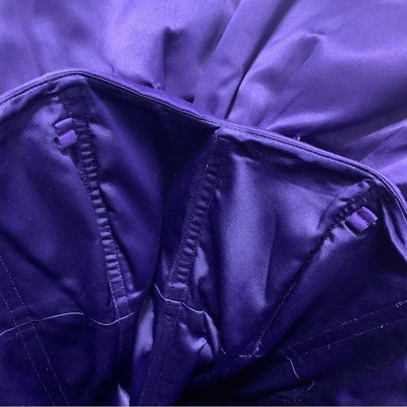 Ted Baker Gervase Purple Cocktail Dress Ruffle Strapless - Picture 5 of 7